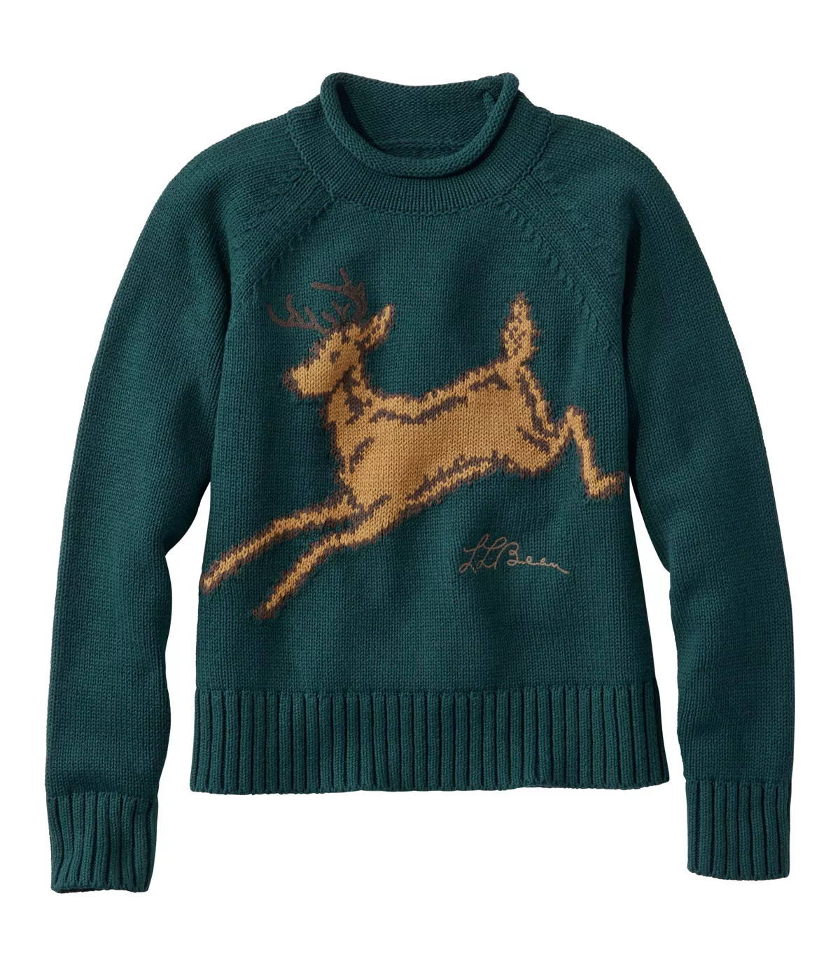 Women's Signature Original Cotton Sweater, Rollneck Novelty | L.L. Bean