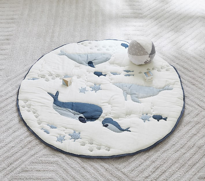 Jack Muslin Travel Play Mat | Pottery Barn Kids