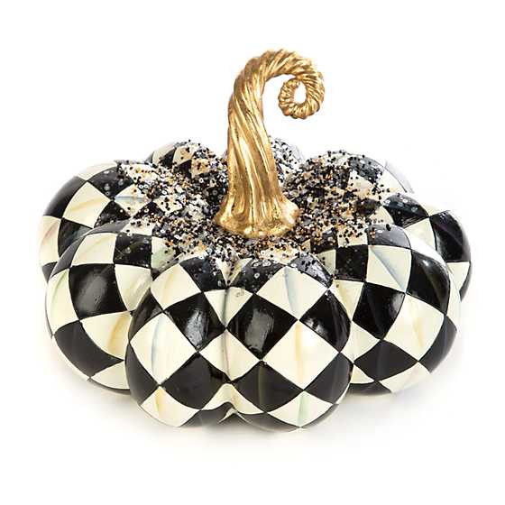 Beaded Harlequin Squashed Pumpkin | MacKenzie-Childs