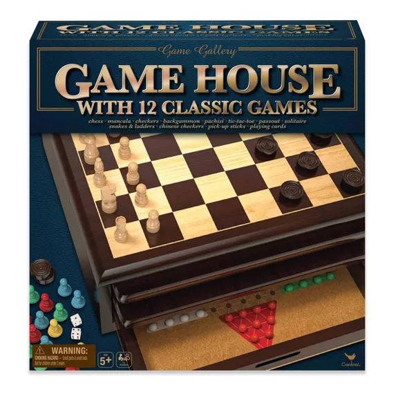 Game Gallery 12 in 1 Game House Board Game | Target