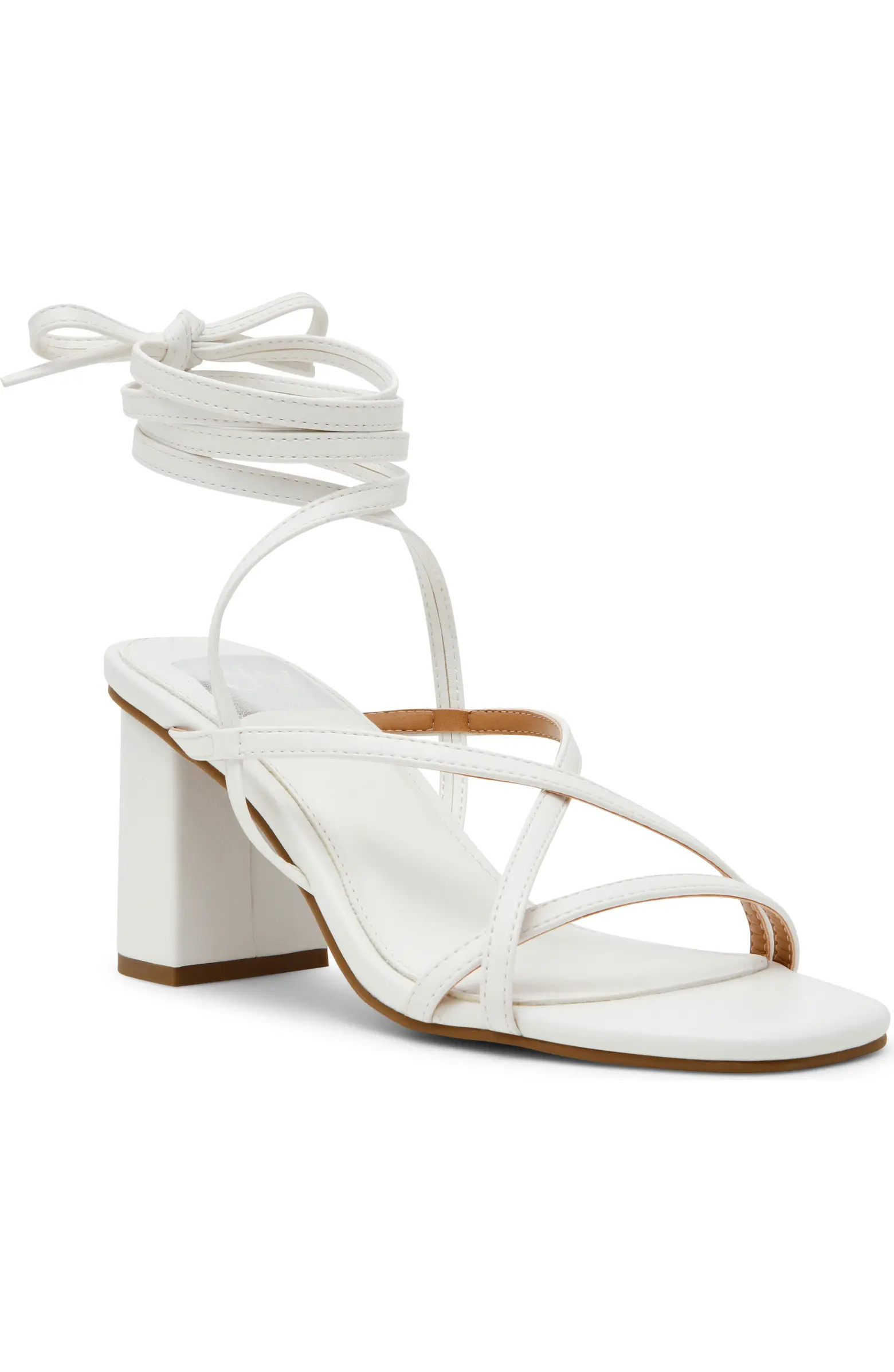 DV by Dolce Vita Haze Ankle Tie Black Heel Sandal (Women) | Nordstromrack | Nordstrom Rack