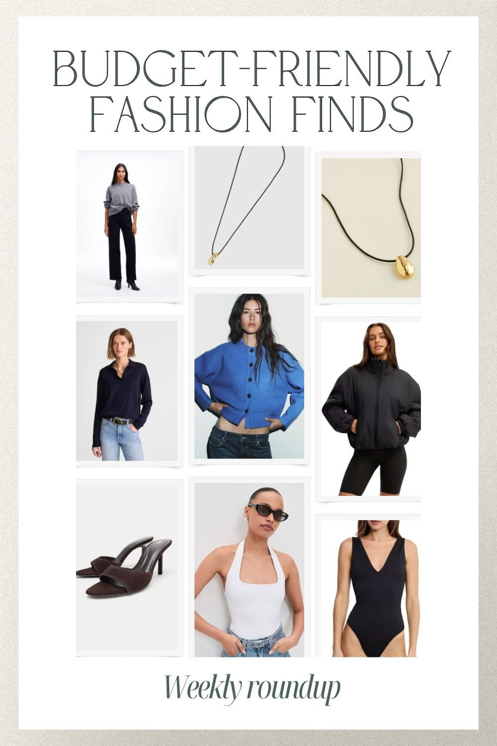 Budget-friendly fashion finds! 

 