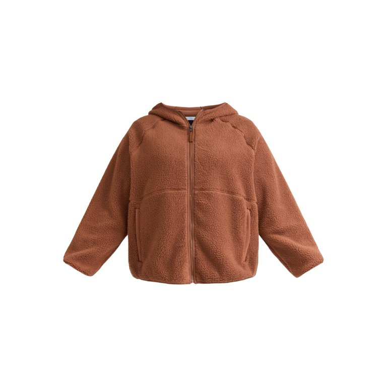 Time and Tru Women's and Women's Plus Fleece Zip Hoodie, Sizes XS-3X | Walmart (US)