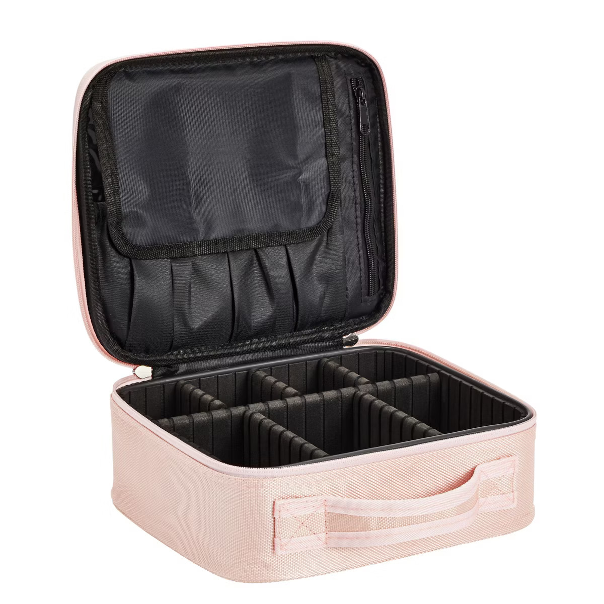 Glamlily Pink Makeup Organizer Travel Case Bag for Cosmetics Make Up, 10.2 x 9.4 x 3.7 in | Target