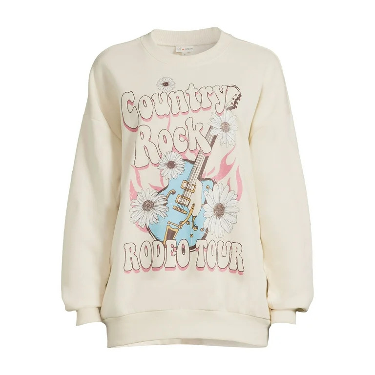 Self Esteem Juniors' Graphic Pullover Sweatshirt | Walmart (US)