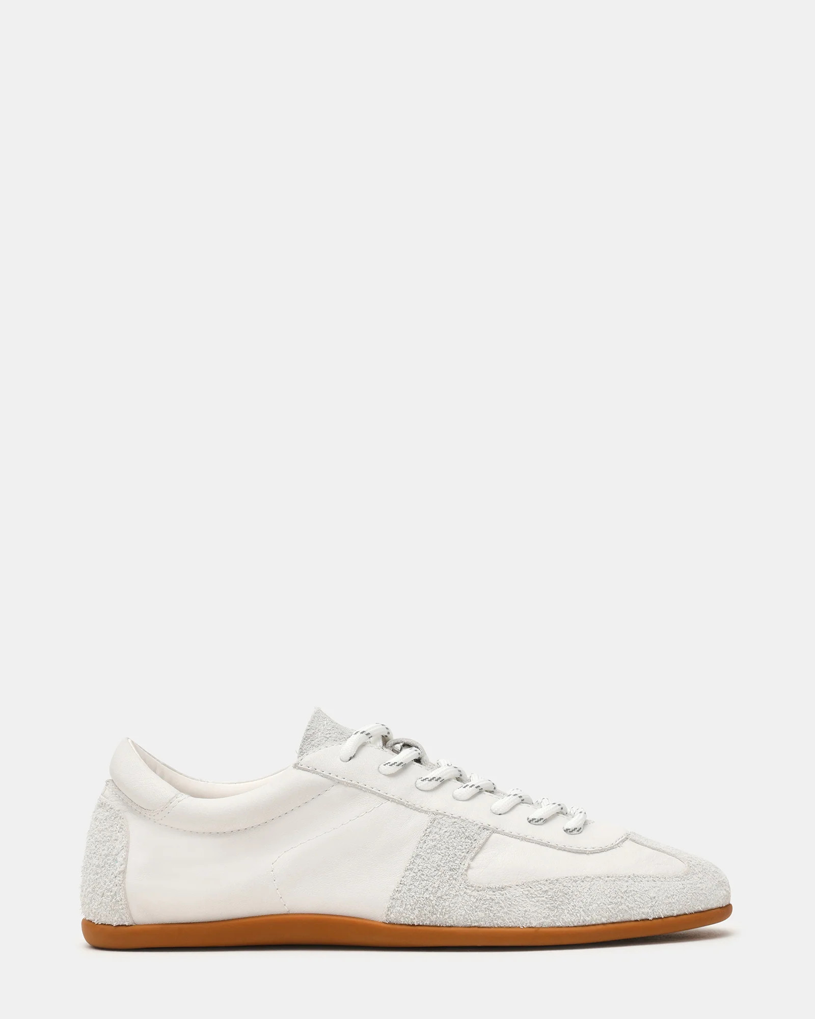 JAXSON White Low-Top Lace-Up Women's Sneaker | Steve Madden (US)