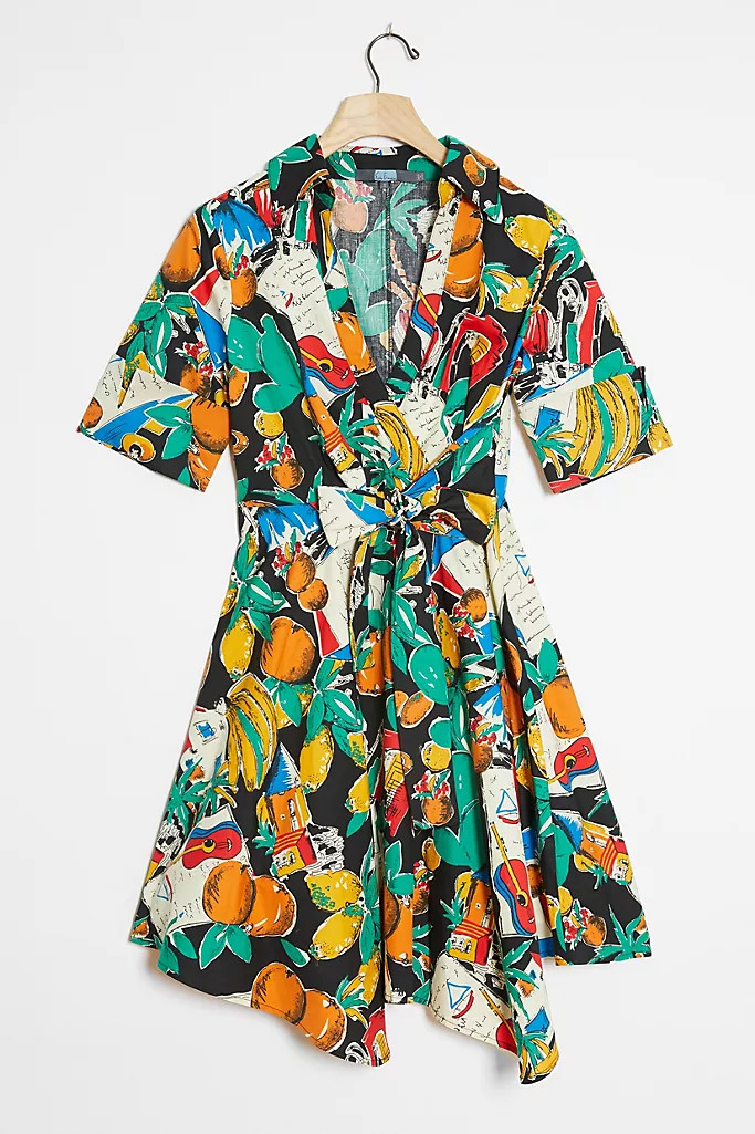 Alejandra Wrap Mini Dress | Anthropologie (US)