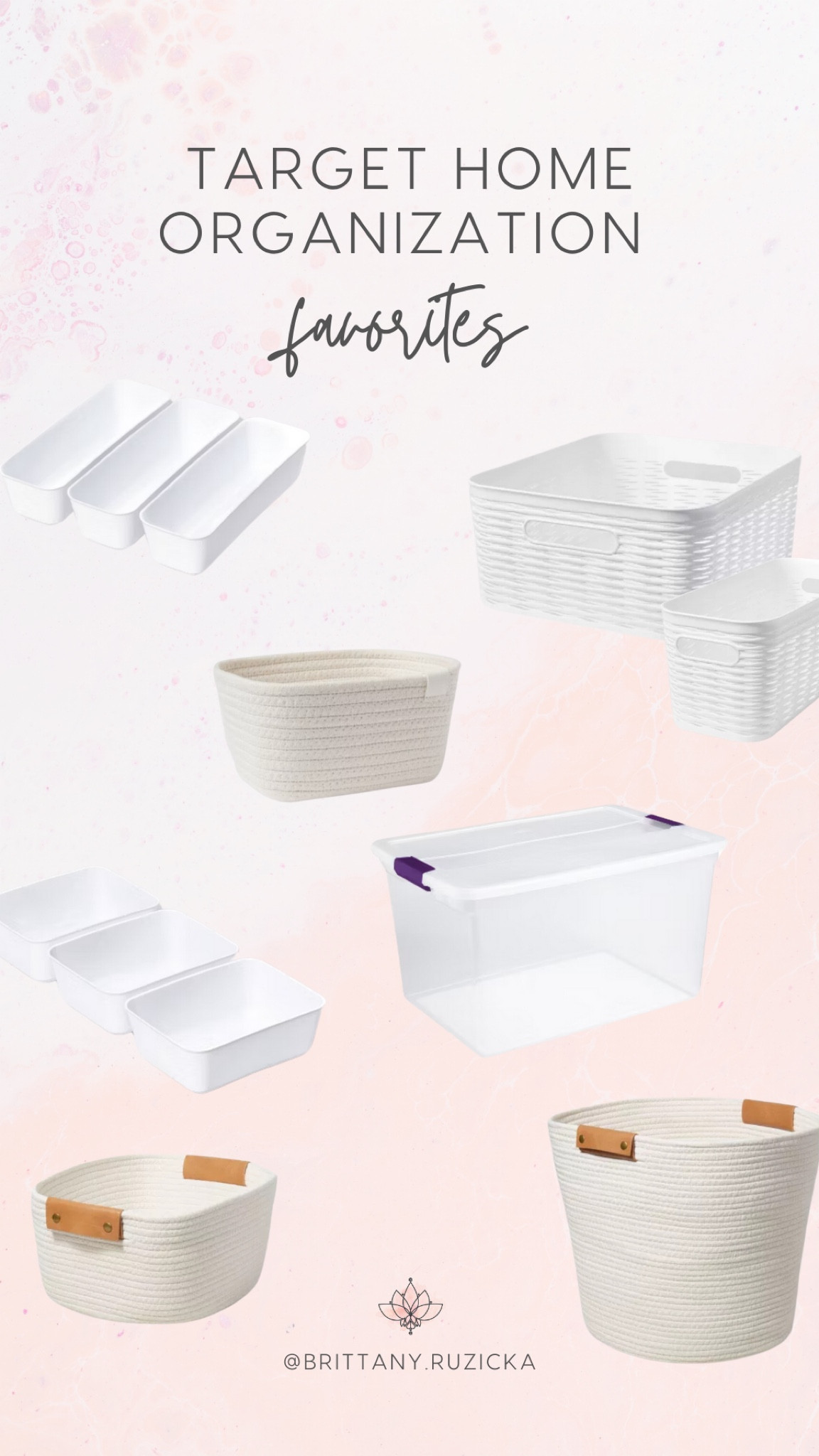 My favorite home organization solutions from @Target. The perfect way to get organized for the New Year! 

#LTKFindsUnder50 #LTKHome #LTKFamily