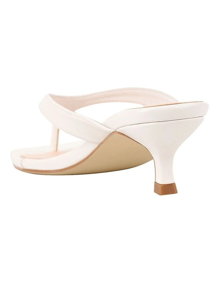 VeraliMartha Kitten Heel Thongs in Chalk White | Myer