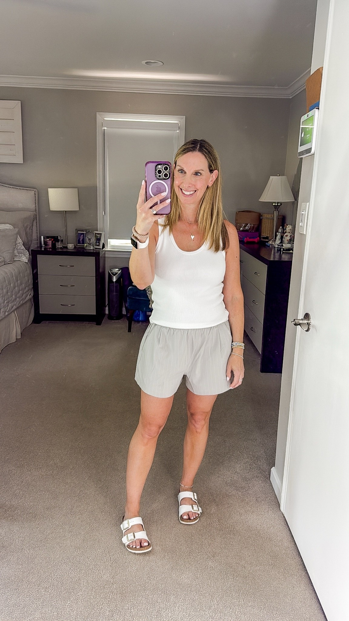#ootd 7/1/26 Vuori villa shorts for the start of the intense heat wave - errands, appt, work

#LTKootd #LTKOver40