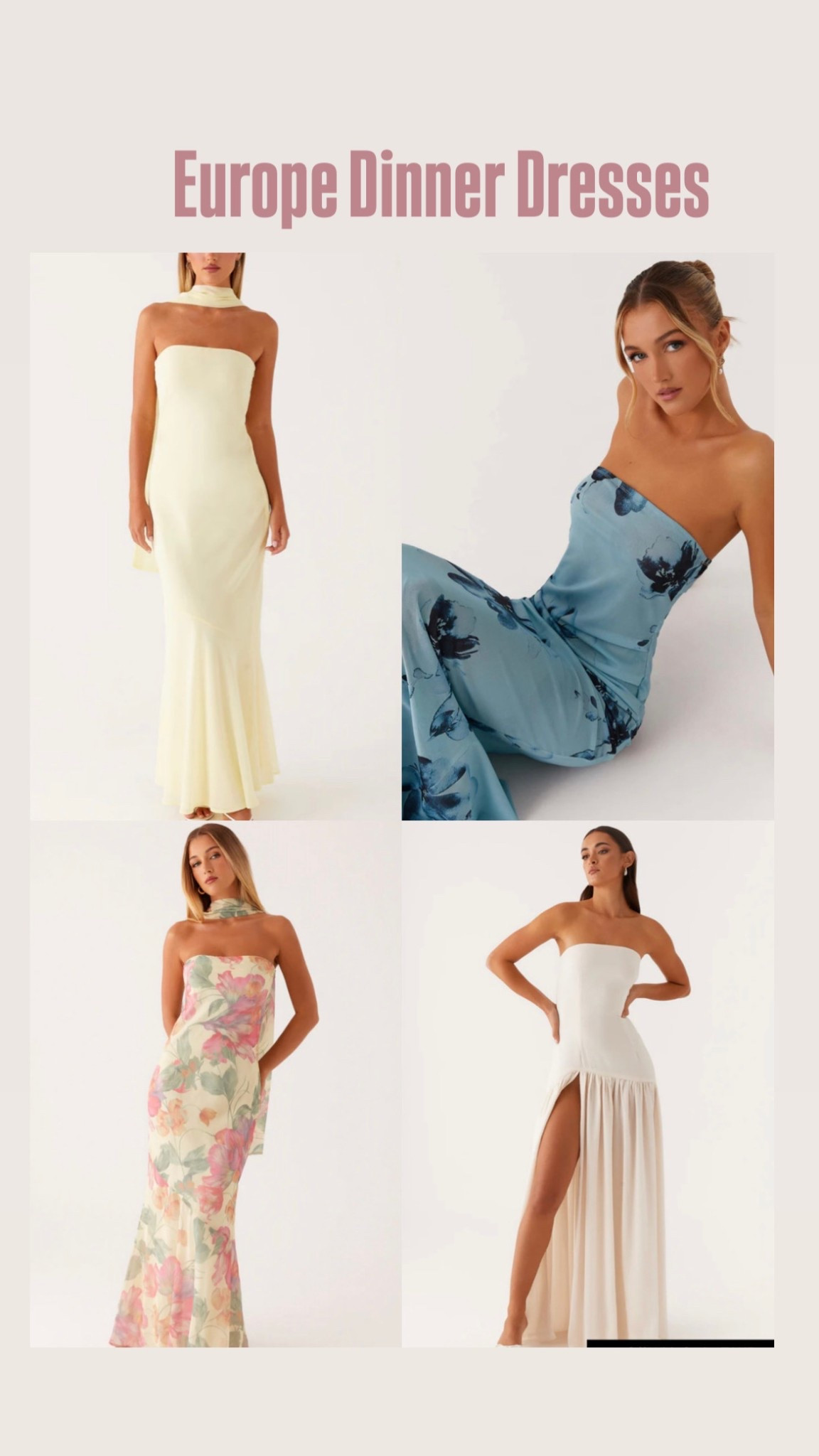 My Europe trip is coming up soon! Some dinner dresses that are in my cart !!

25% Off With Code: TAKE25

Dress 
Summer 
Yellow 
Date night 
Floral
Bride 
Shower
Wedding guest dress 

#LTKWedding #LTKU #LTKSaleAlert