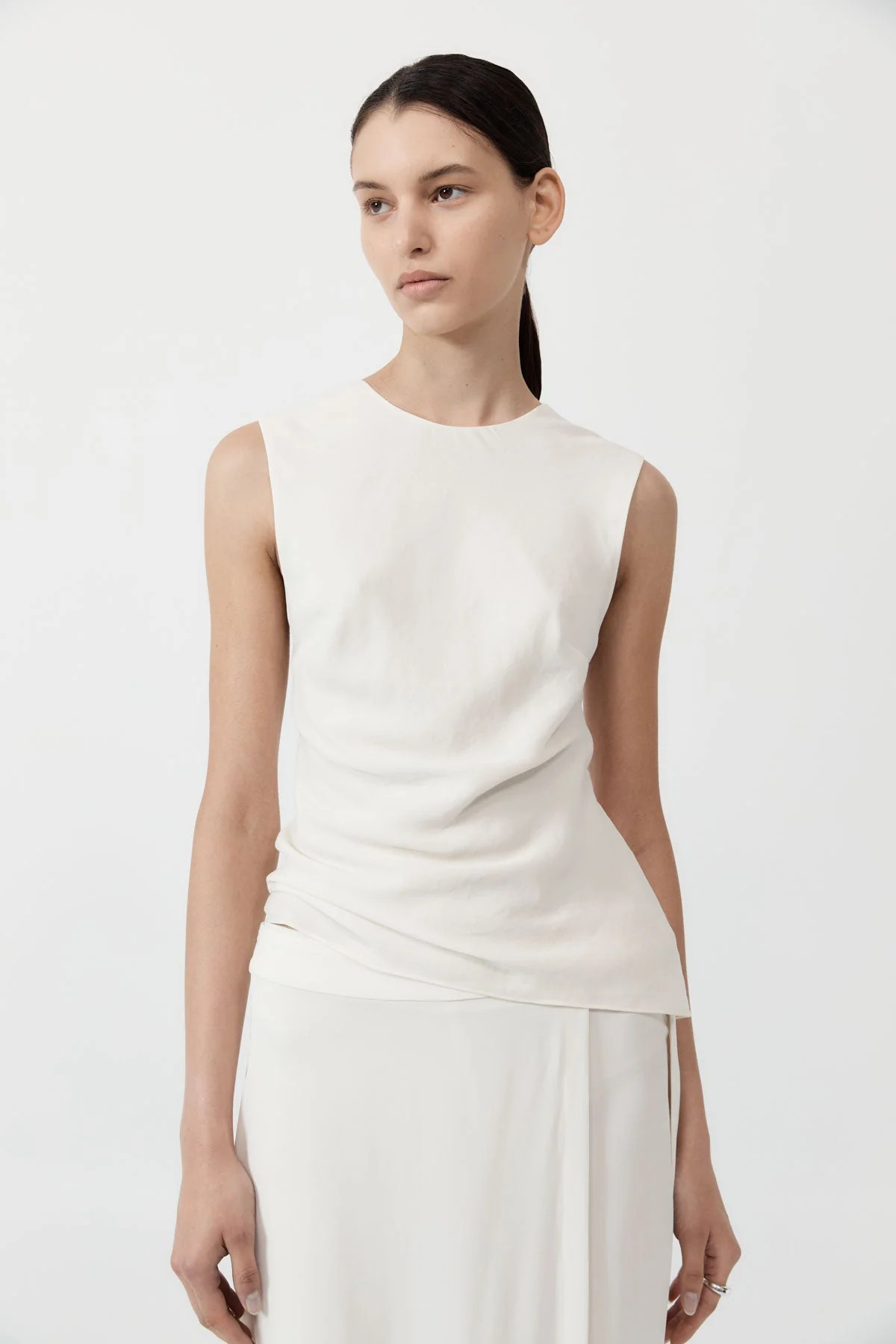 Rouleau Tie Top - Porcelain | St. Agni (US, UK, EU)