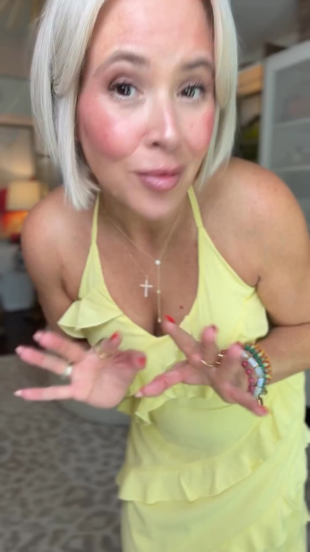 no bra dresses friendly fits
tummy-
2 things every woman struggles with... SOLVED!
Wearing size medium.

#LTKgrwm #LTKOver40 #LTKootd