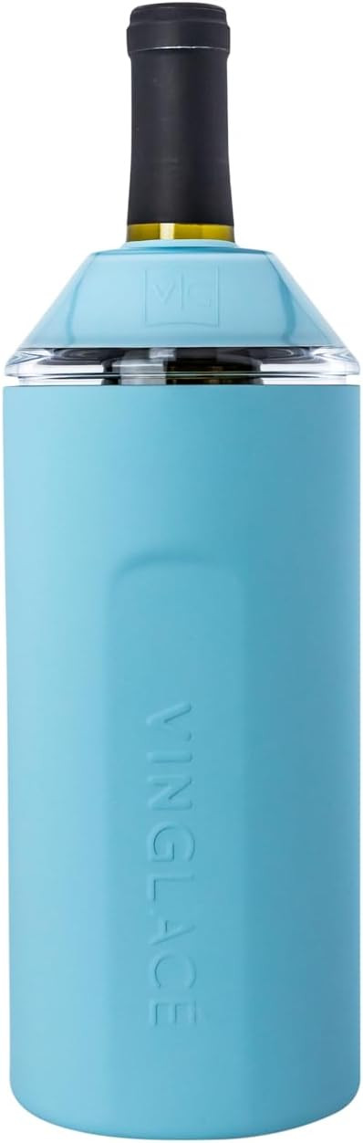 Vinglacé Wine Bottle Chiller- Portable Champagne Insulator- Stainless Steel Wine Cooler Sleeve -... | Amazon (US)