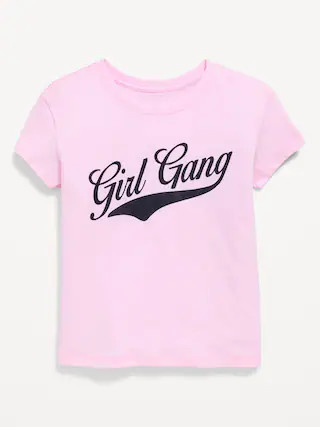 Short-Sleeve Graphic T-Shirt for Girls | Old Navy (CA)