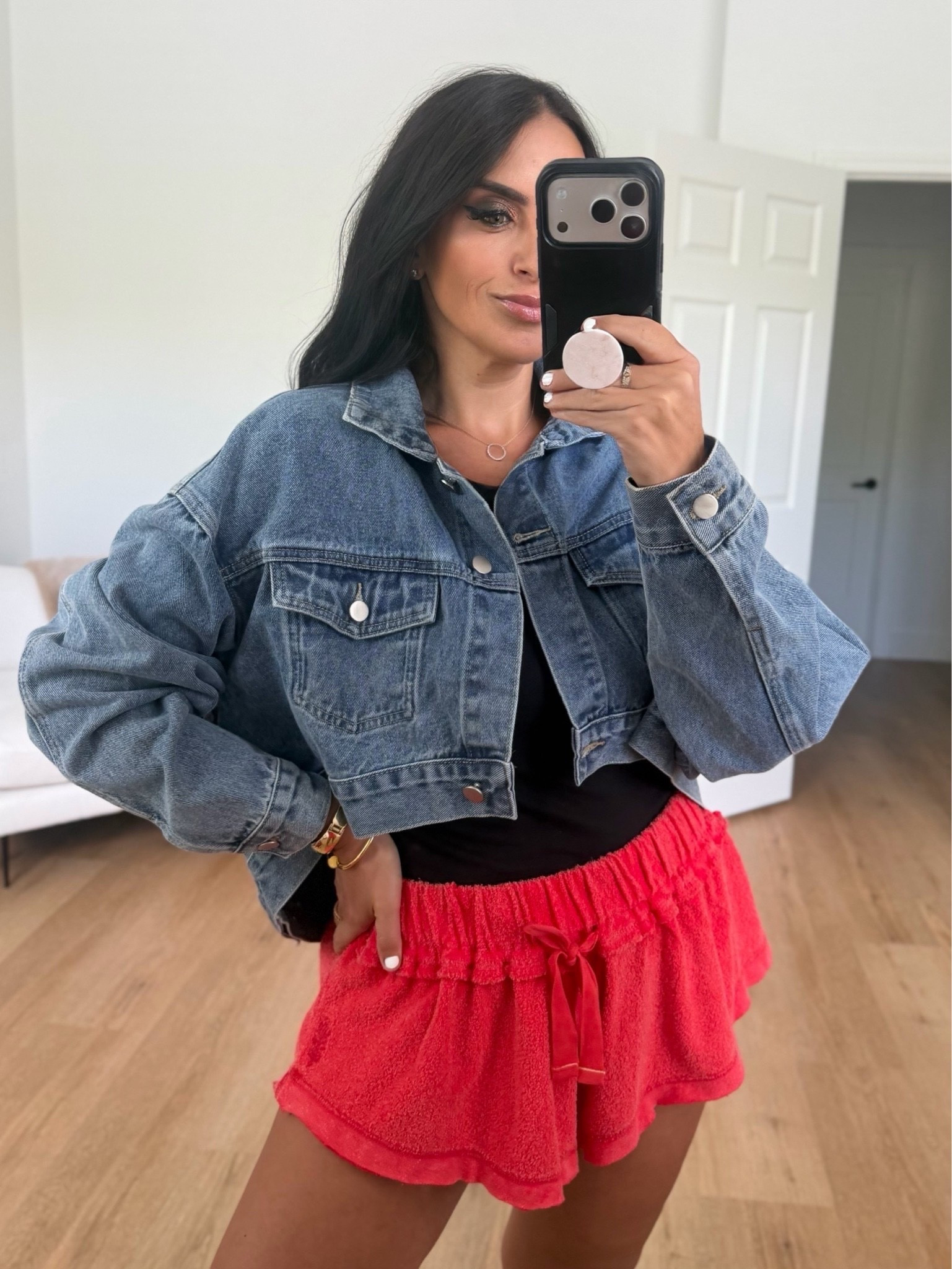 High Tide Terry Shorts wearing size small