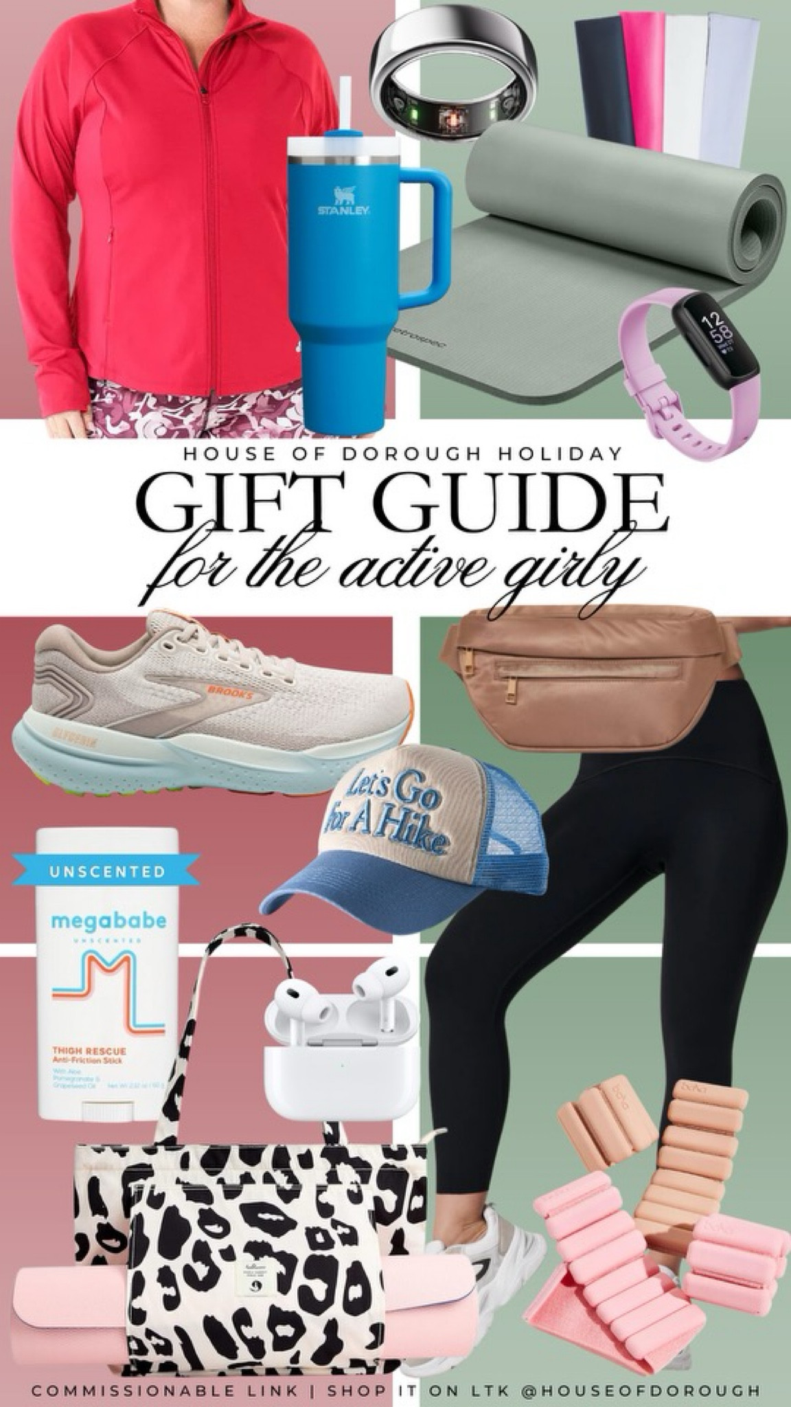 Gift guide for the active girly!


Holiday gifts, holiday gift guide, gifts for active girl, gifts for her, activewear, fitness, oura ring, yoga mat, brooks shoes, christmas gifts, gift guide

#LTKHoliday #LTKGiftGuide #LTKActive