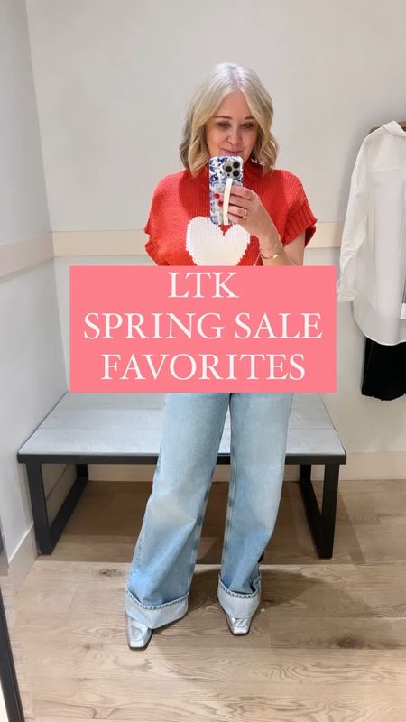 LTK Spring Sale Favorites🛍️ Comment SHOP to get the links sent directly to you!  Make sure to copy the EXCLUSIVE CODE in the @shop.ltk app to SAVE!! 

Here’s a few of my FAVORITE picks from 2 of my FAVORITE stores @anthropologie and @abercrombie 🛍️

Heart Sweater Size small
Wide Leg jeans tts
Cropped button up size small
Black pants tts
Track pants size medium
Button up size small (runs big) 
Crochet top size medium
Crochet short size medium
Jeans size up one!
Cargo pants up sized up one

#ltkspringsale #ltkover40 #over40 #over40style #midlifestyle #springfashion #springstyle #springoutfits #abercrombie #anthropologie

#LTKsalealert #LTKover40 #LTKSpringSale