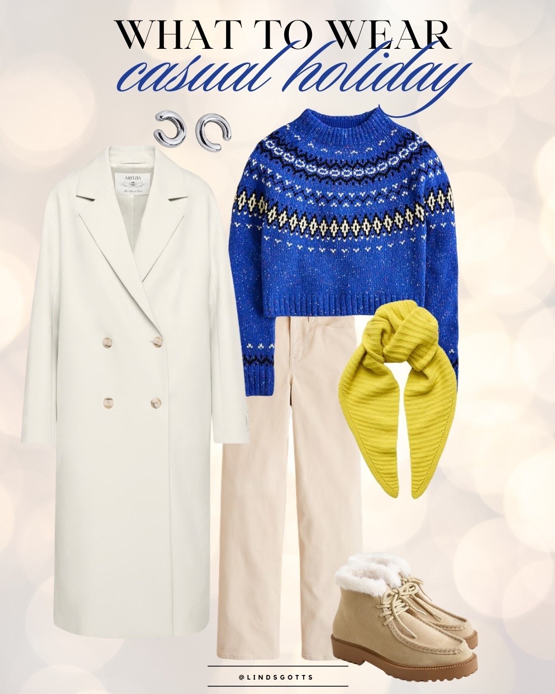 What to wear: holiday looks that feel festive without being holiday specific. I love a winter white moment, but broken up with the color of this J Crew fair isle sweater (on major sale) it’s fun and cheery. 

#LTKHoliday #LTKSeasonal #LTKCyberWeek