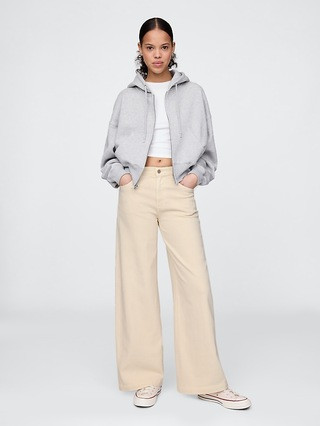 High Rise Stride Wide-Leg Jeans | Gap (CA)