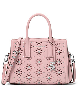MICHAEL Laila Small Satchel Bag | Macy's