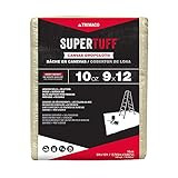 Trimaco 51121 SuperTuff Drop Cloth, 9-feet x 12-feet, Tan | Amazon (US)