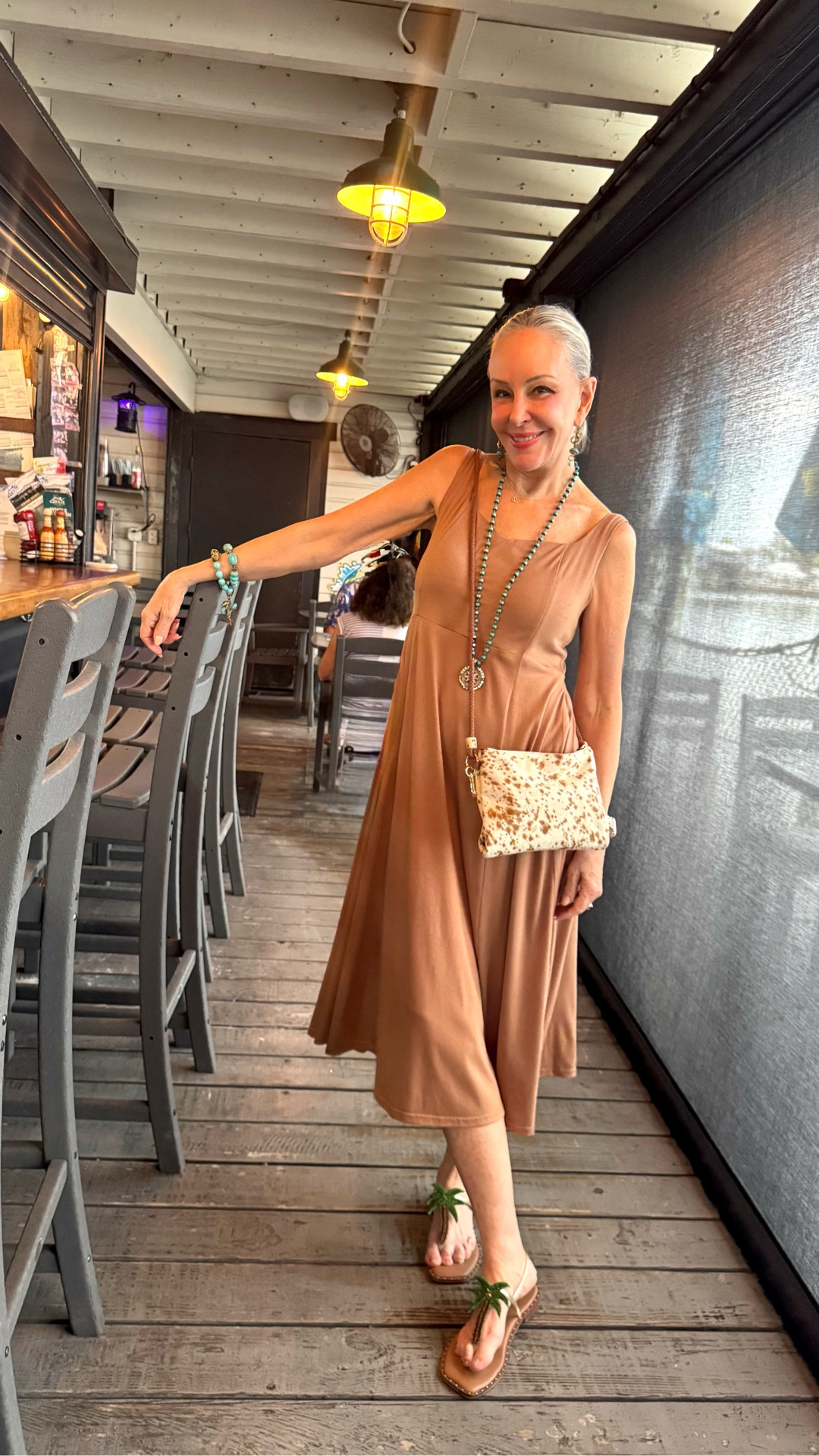 Casual Dress Sleeveless Smocked Back Tank Midi Dresses, Beach Vacation Sundress with Pockets
Suede calf hair bag
Pony print denim jacket 

#LTKOver40 #LTKFindsUnder50 #LTKSaleAlert