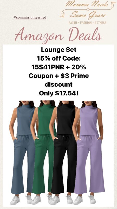 Lounge set on sale! So many cute color options! Promo ends 5/31!

#LTKFindsUnder50 #LTKSaleAlert #LTKSeasonal