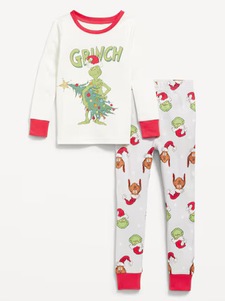 Dr. Seuss™ Grinch Snug-Fit Pajama Set for Toddler & Baby | Old Navy (US)