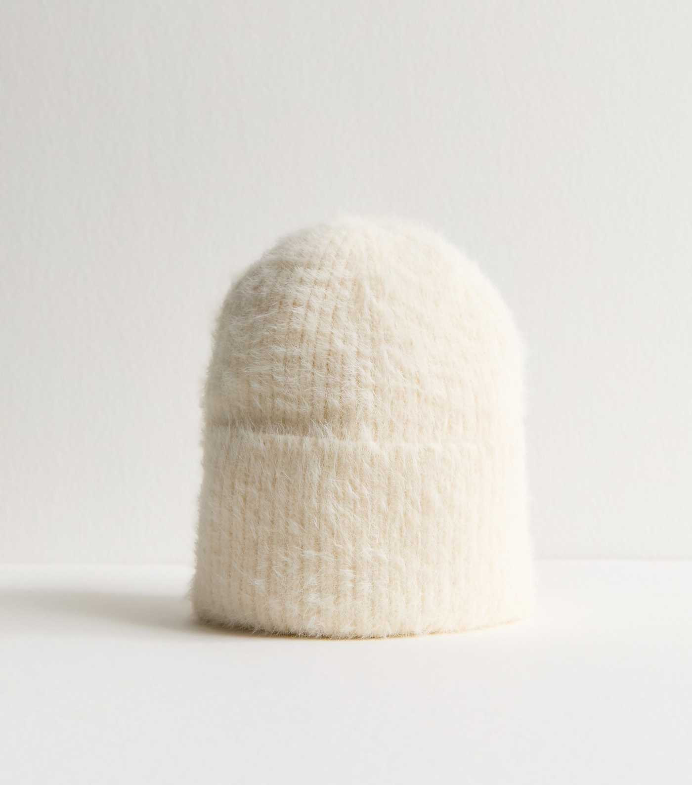 Cream Fluffy Knit Beanie | New Look | New Look (UK)