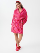 Shiraleah Hearts Robe, Pink | Shiraleah