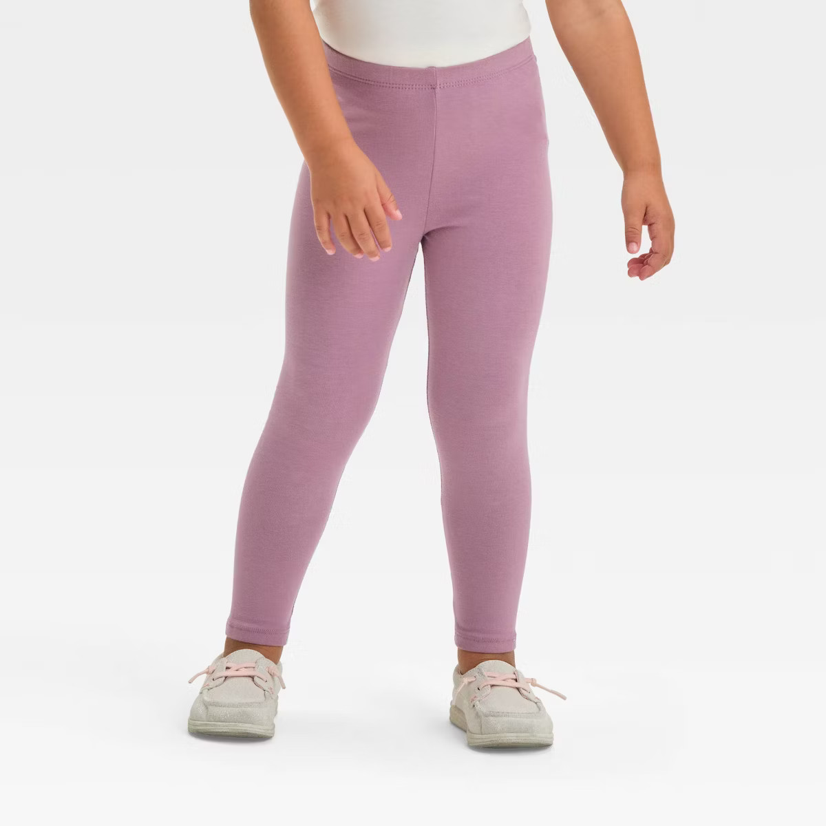 Toddler Girls' Solid Leggings - Cat & Jack™ Bright Purple 18M | Target