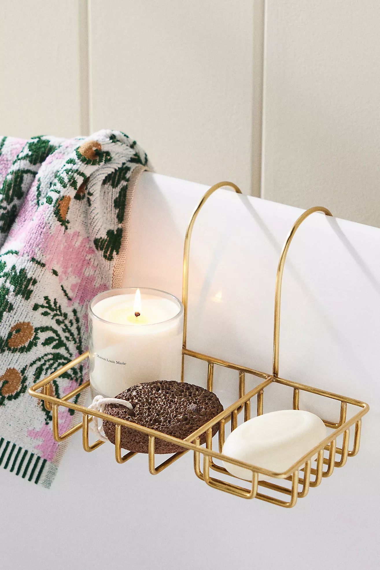 Brass Bath Tub Caddy | Anthropologie (US)