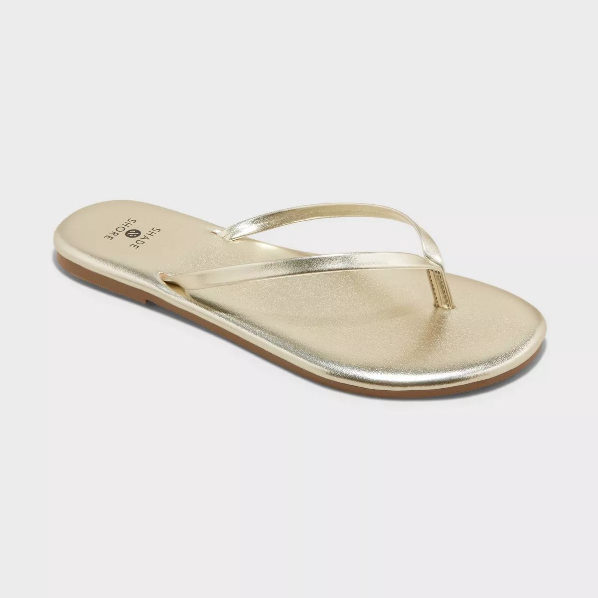 Women's Cali Flip Flop Sandals - Shade & Shore™ Gold 8 | Target