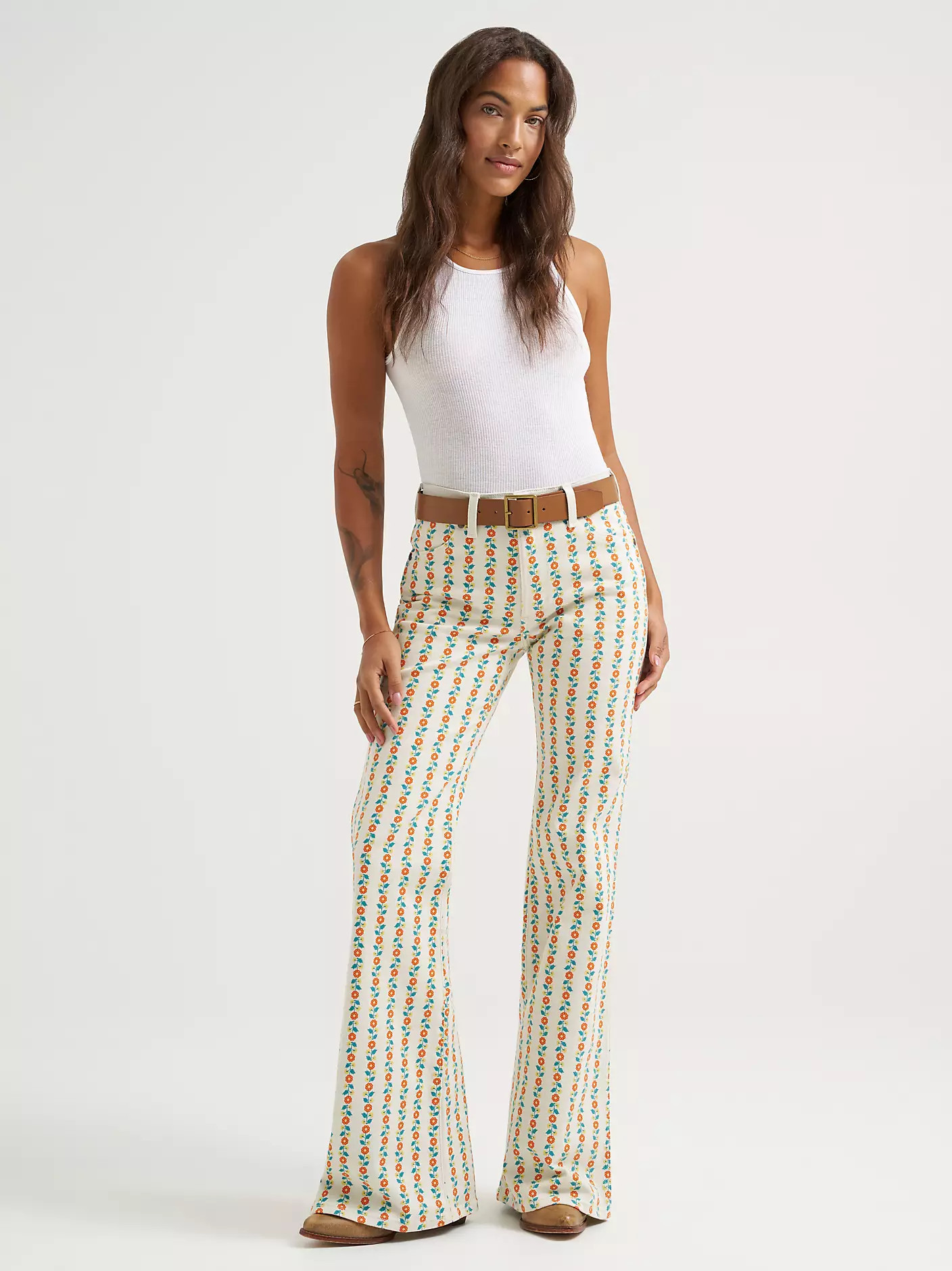 Women's Print 70's Flare Jean | Wrangler