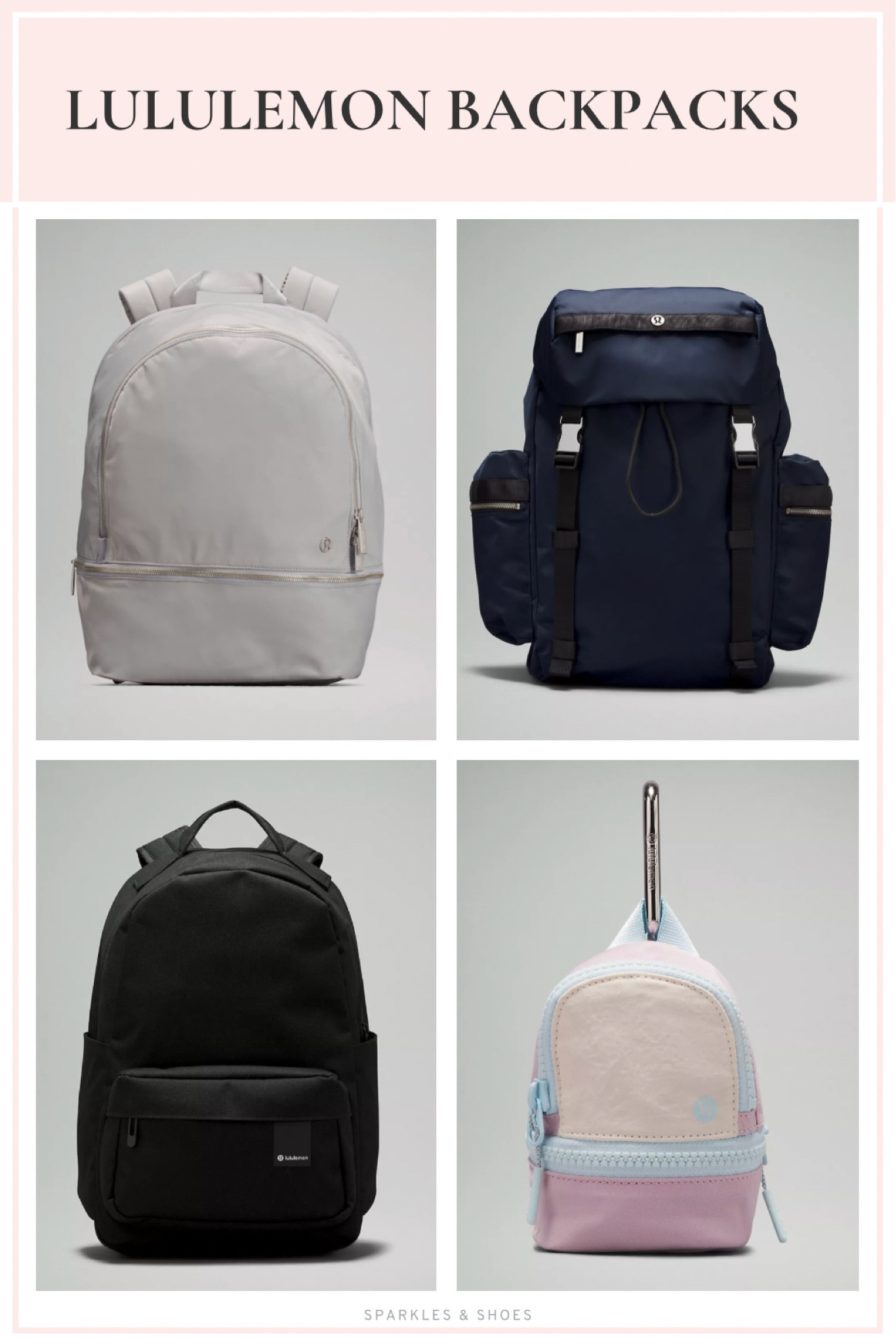 Lululemon has so many great backpacks this season - from micro to overnight camping! 