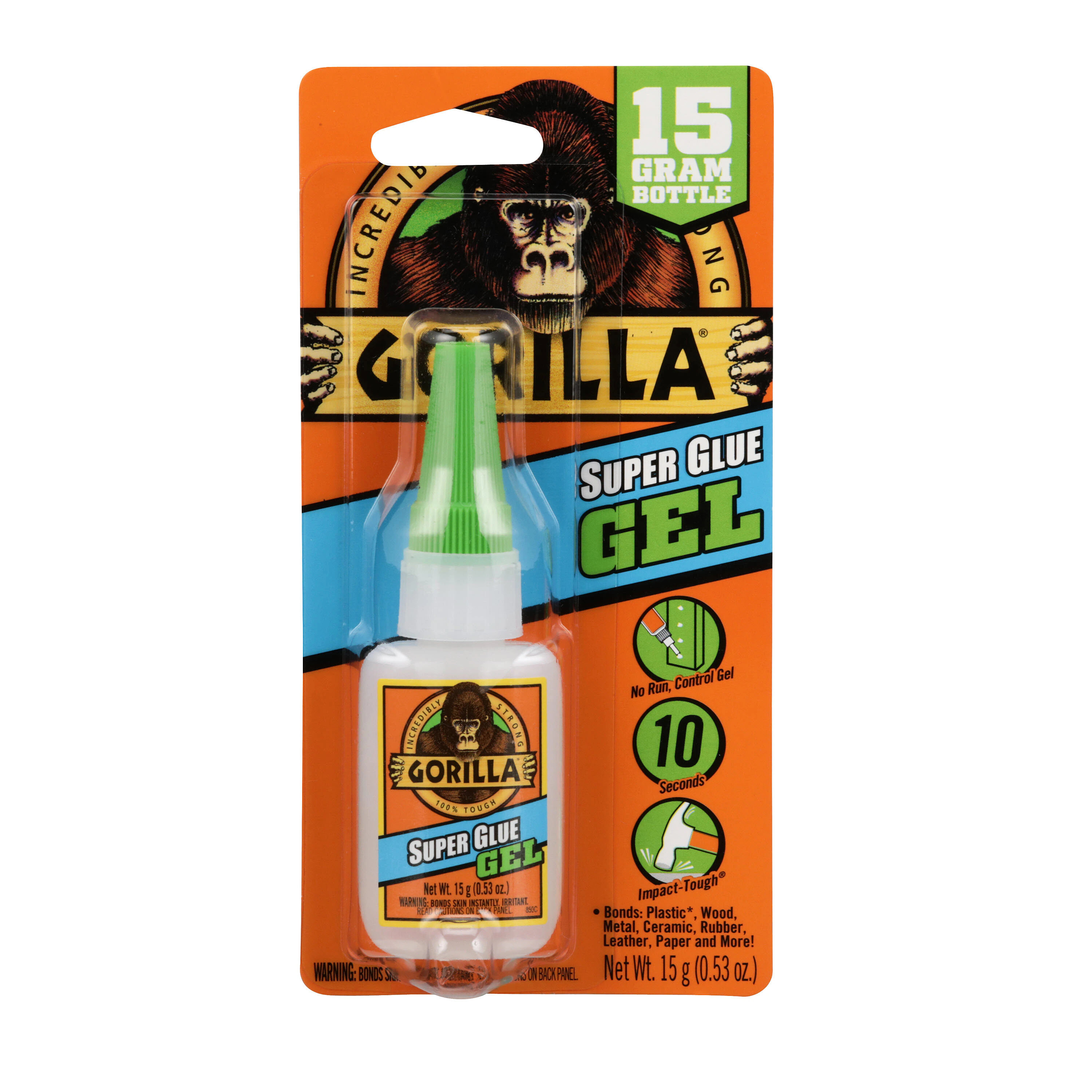 Gorilla Super Glue 15-gram Gel Super Glue | 112287 | Lowe's