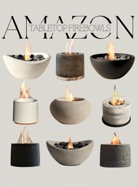 Amazon table top fire pit decor. Gifts guide for people who love to be home. Indoor outdoor fire. 

#LTKGiftGuide #LTKHoliday #LTKHolidaySale