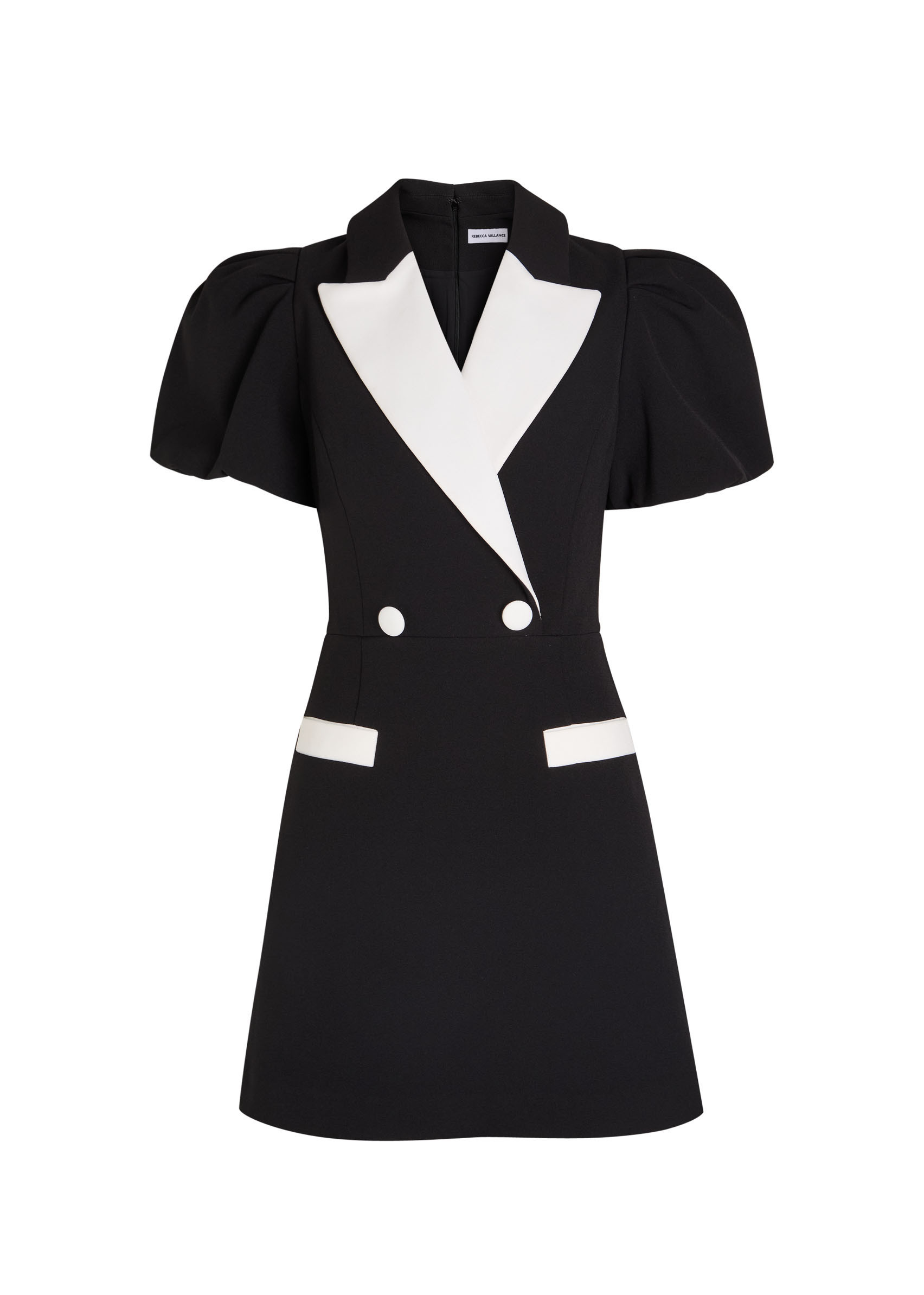 Emma contrasting crepe mini dress | Harvey Nichols