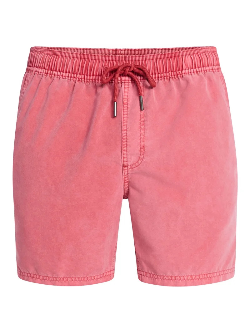 No Boundaries Washed Swim Trunks, 6" Inseam, Men's S-3XL | Walmart (US)