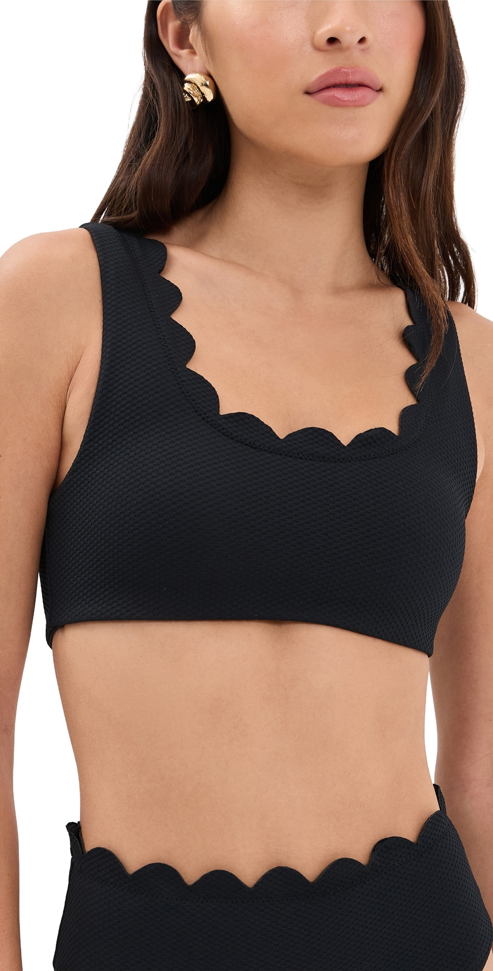 Beach Riot Madison Bikini Top Black S | Shopbop