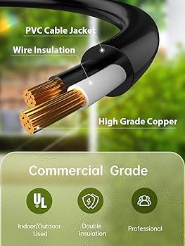 addlon 48 FT Outdoor String Lights Commercial Grade Weatherproof Strand, 16 Edison Vintage Bulbs(... | Amazon (US)