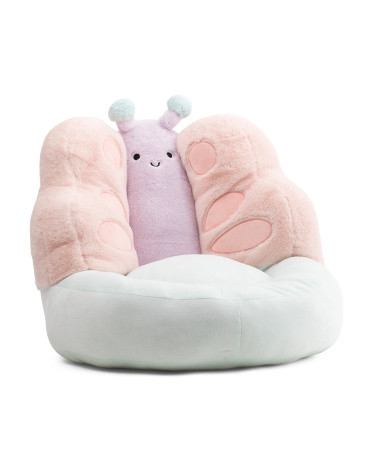 21.5in Girls Butterfly Plush Chair | Marshalls