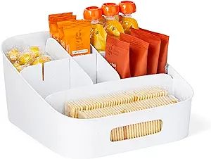 YouCopia ShelfBin Adjustable Snack Bin, BPA-Free Divided Storage Basket for Kitchen Pantry Organi... | Amazon (US)