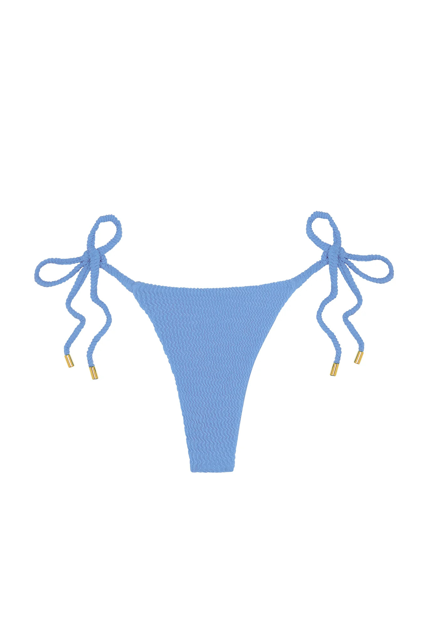 Palma Thong - Azure Crinkle | Monday Swimwear