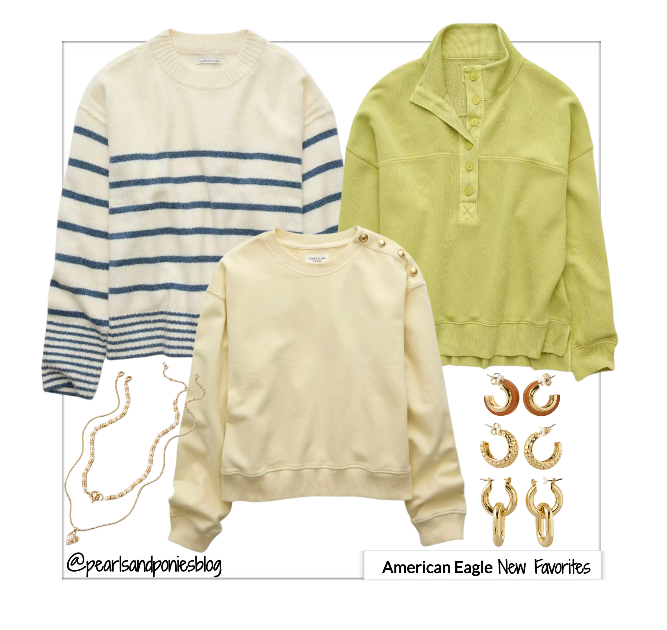 My favorite new arrivals from American Eagle! Winter cozy with spring vibes.  

 #LTKFindsUnder50
