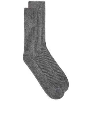 Jenni Kayne Cashmere Socks in Grey | FWRD 