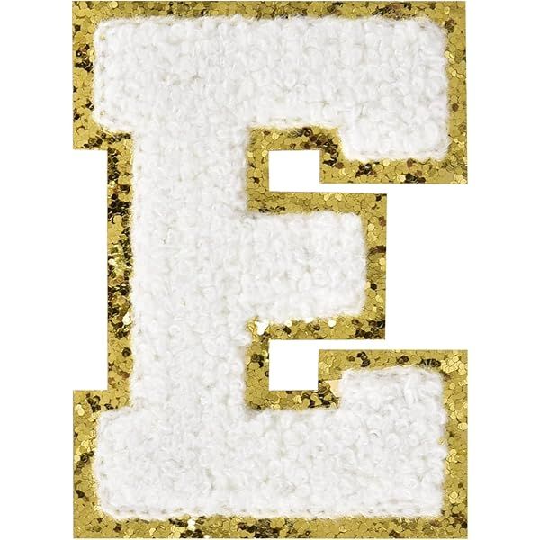 6Pcs Iron on Letters for Clothing Letter Patches Iron on Patches Varsity Letter Patches Chenille Let | Amazon (US)