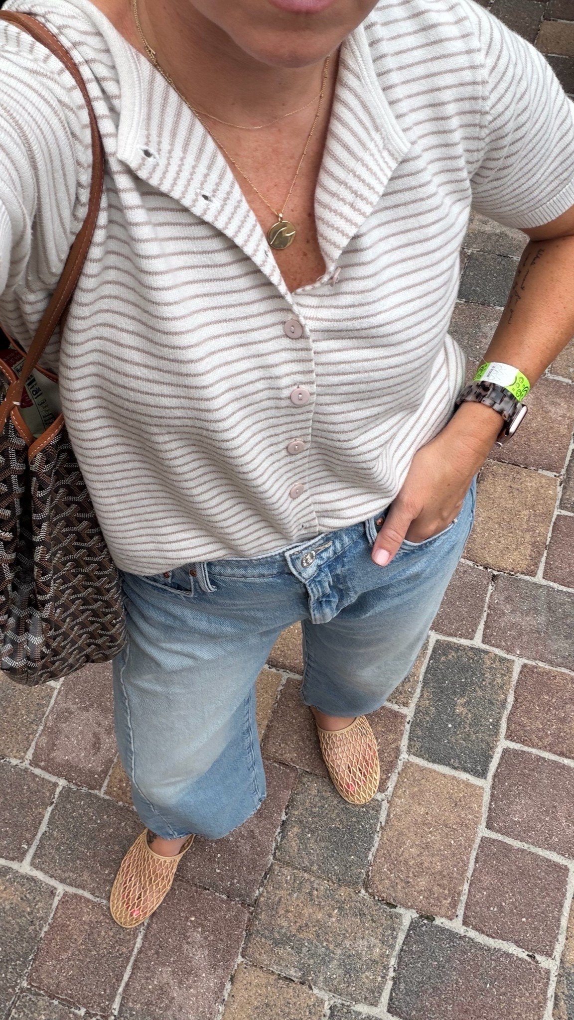 What I wore to attempt to go bowling after a day of baseball…but the wait was too long so we played the arcade games and came home. Medium top and 30 jeans.

#LTKdayinmylife #LTKmomlife #LTKootd