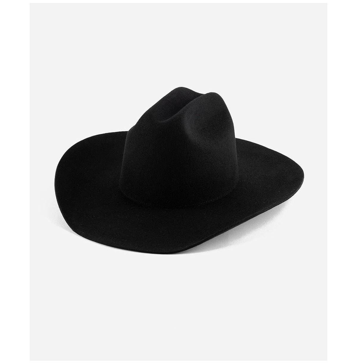 Gigi Pip Teddy Cattleman Classic Cowgirl Hat - Black | Macy's